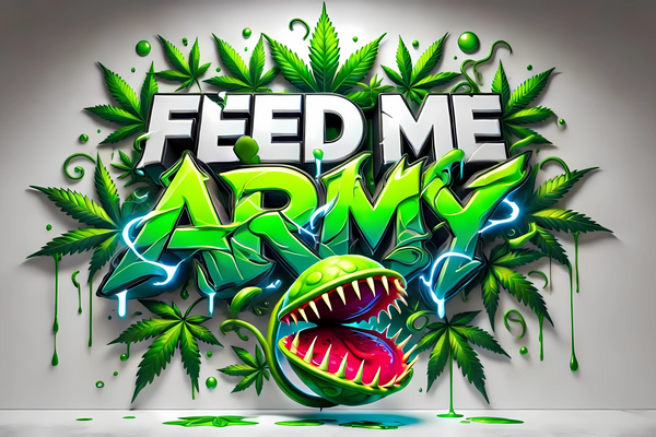 Feed Me Army Vinyl Banner