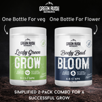 Load image into Gallery viewer, Veg To Harvest Pack: Organic Leafy Green Grow &amp; Beefy Bud Bloom Combo
