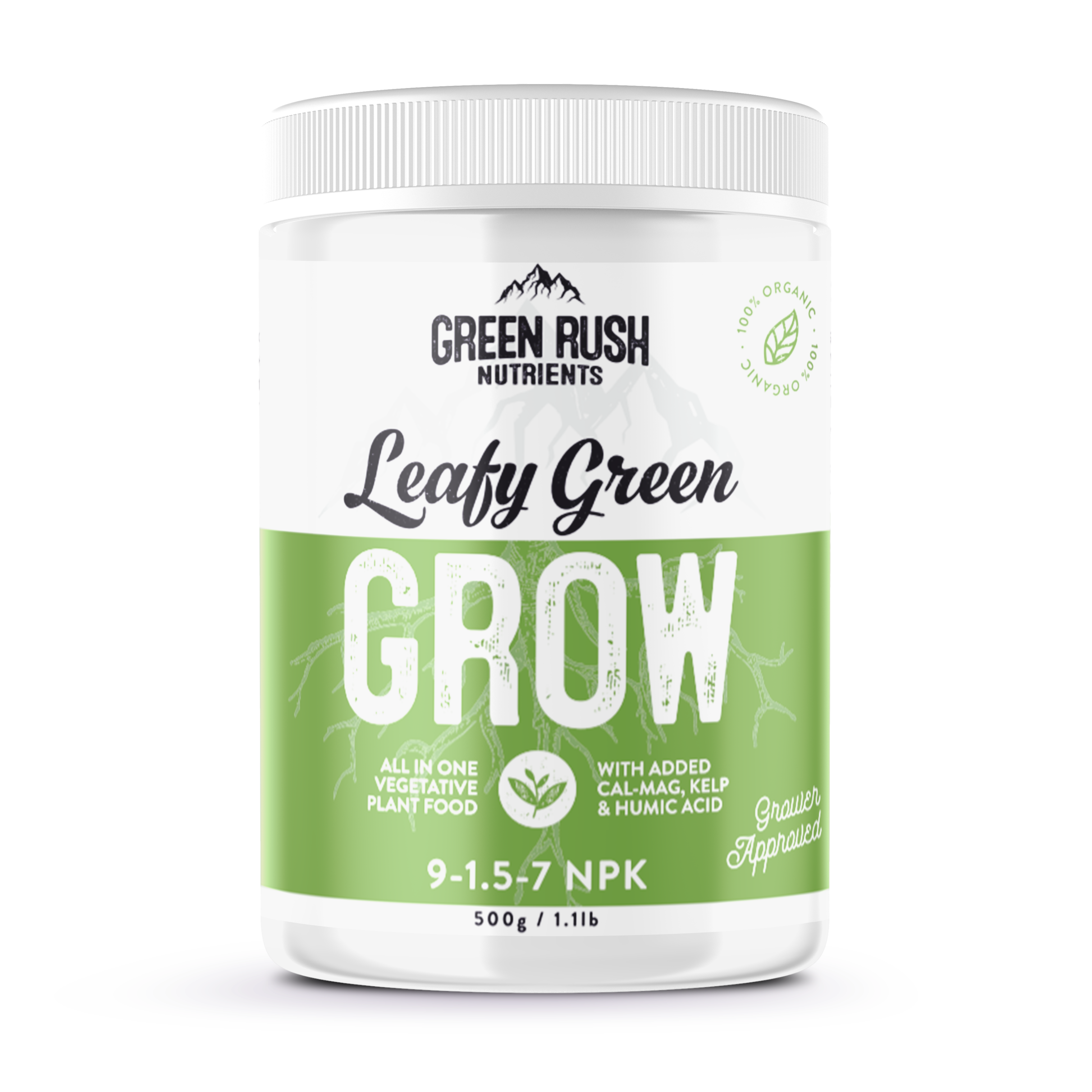 Leafy Green Grow Organic Vegetative Stage Plant Nutrients